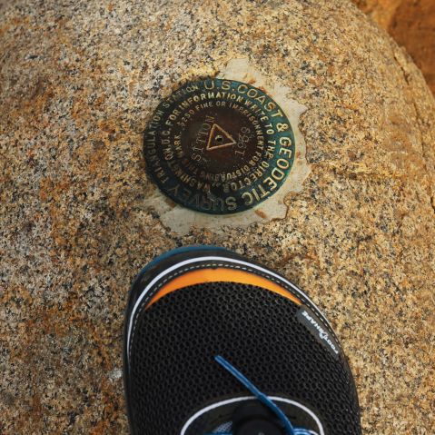 Altra lone peak 2.5, altra, altra trail running shoes, trail running shoes, Cleveland National Forest, national forest, trail running, hiking, Geodetic Survey Marker